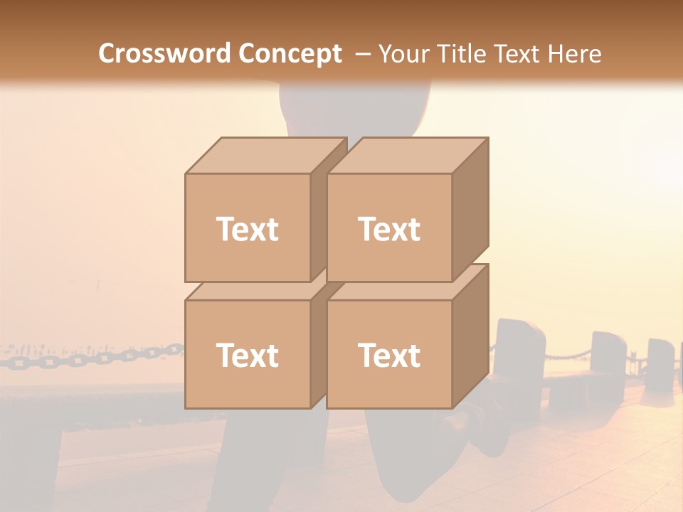 Person Free Sunrise PowerPoint Template