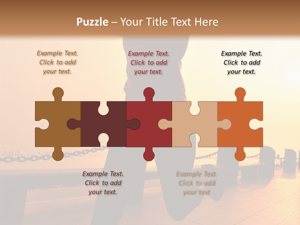 Person Free Sunrise PowerPoint Template