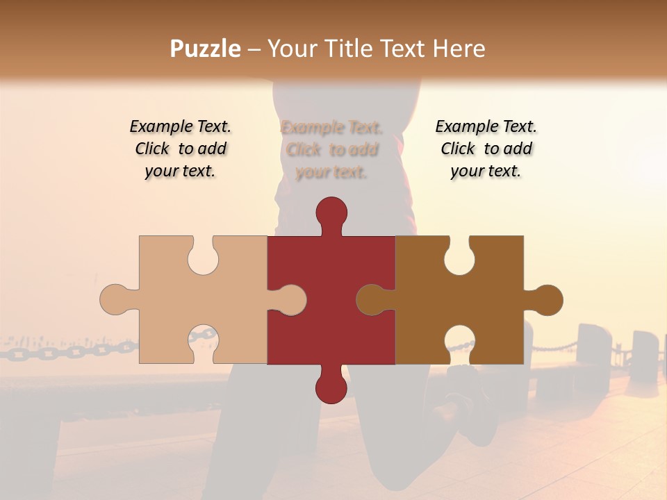 Person Free Sunrise PowerPoint Template