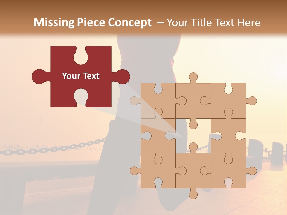 Person Free Sunrise PowerPoint Template