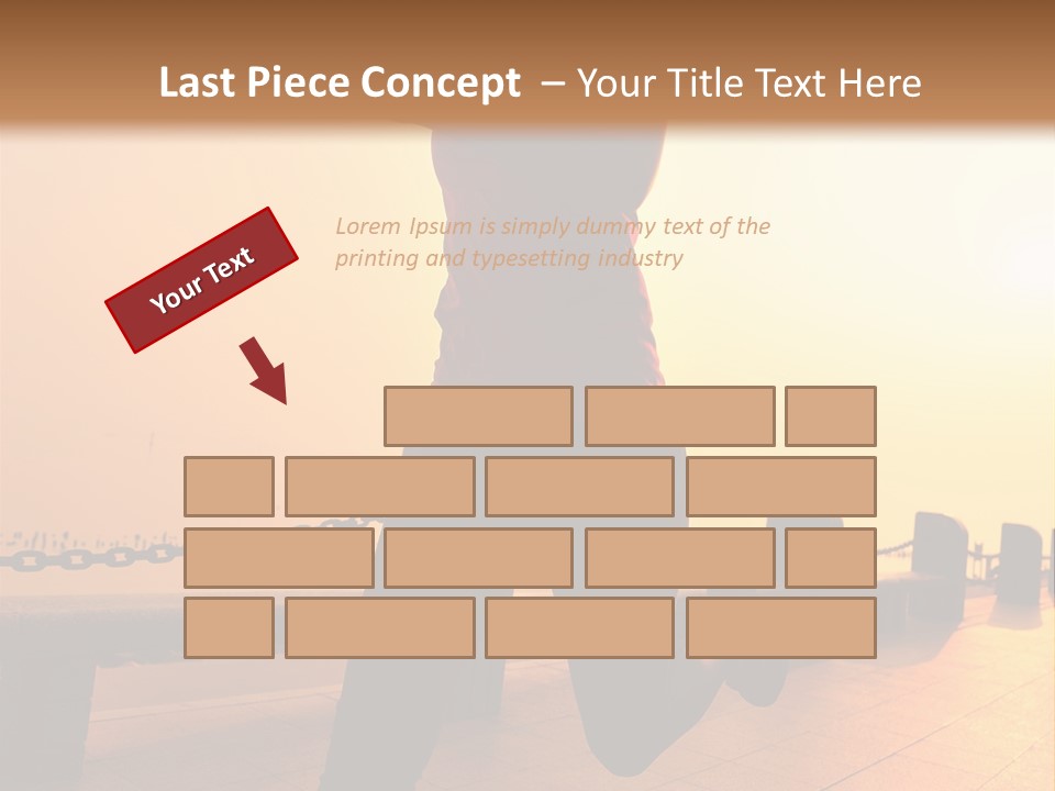 Person Free Sunrise PowerPoint Template