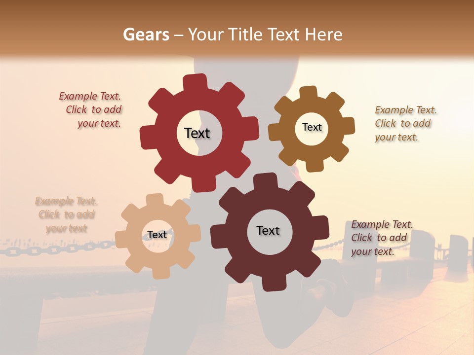 Person Free Sunrise PowerPoint Template