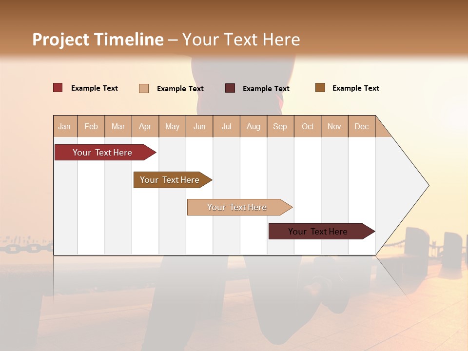 Person Free Sunrise PowerPoint Template