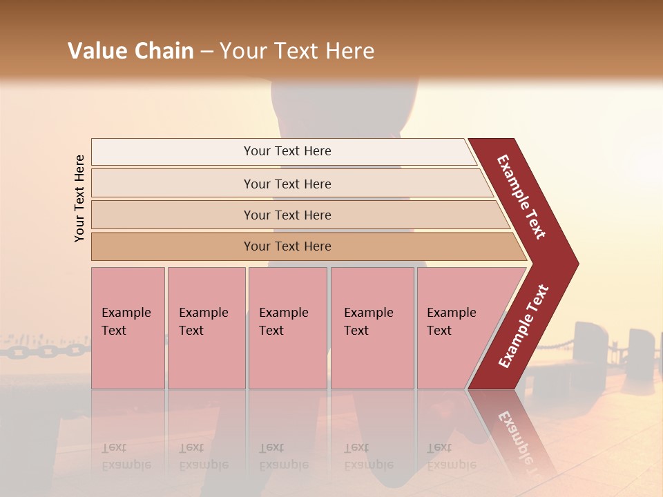 Person Free Sunrise PowerPoint Template