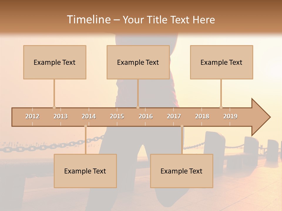 Person Free Sunrise PowerPoint Template