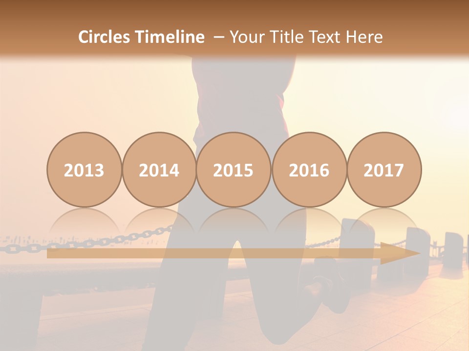 Person Free Sunrise PowerPoint Template
