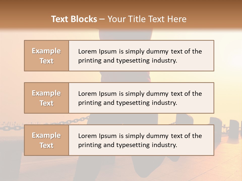 Person Free Sunrise PowerPoint Template