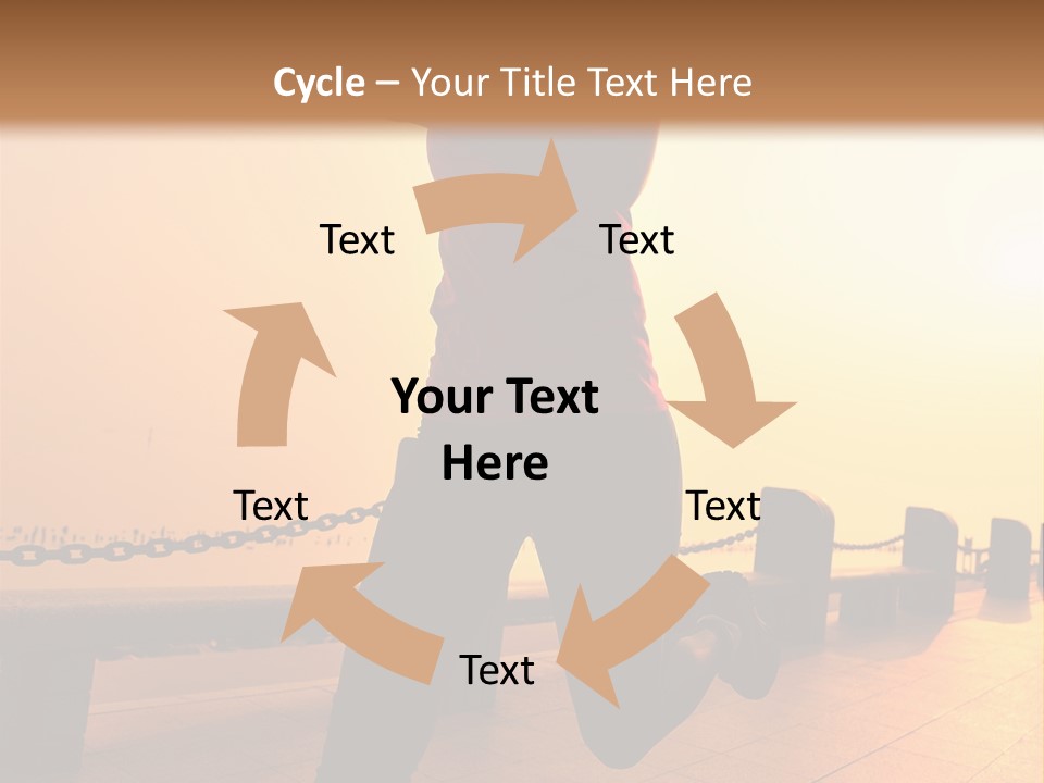 Person Free Sunrise PowerPoint Template