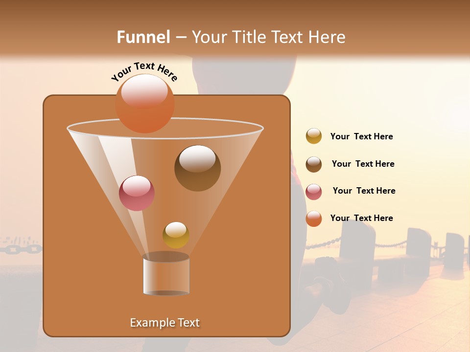 Person Free Sunrise PowerPoint Template