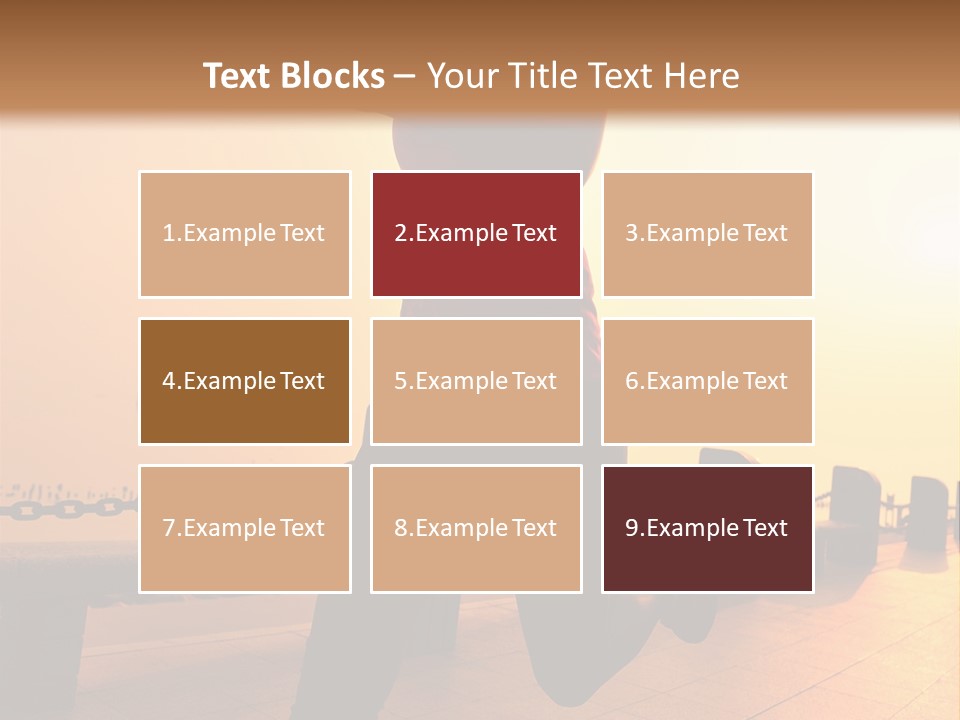 Person Free Sunrise PowerPoint Template