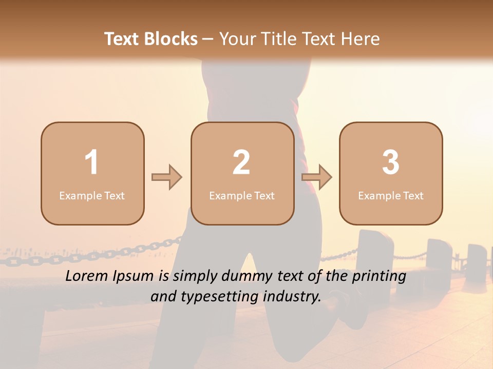 Person Free Sunrise PowerPoint Template