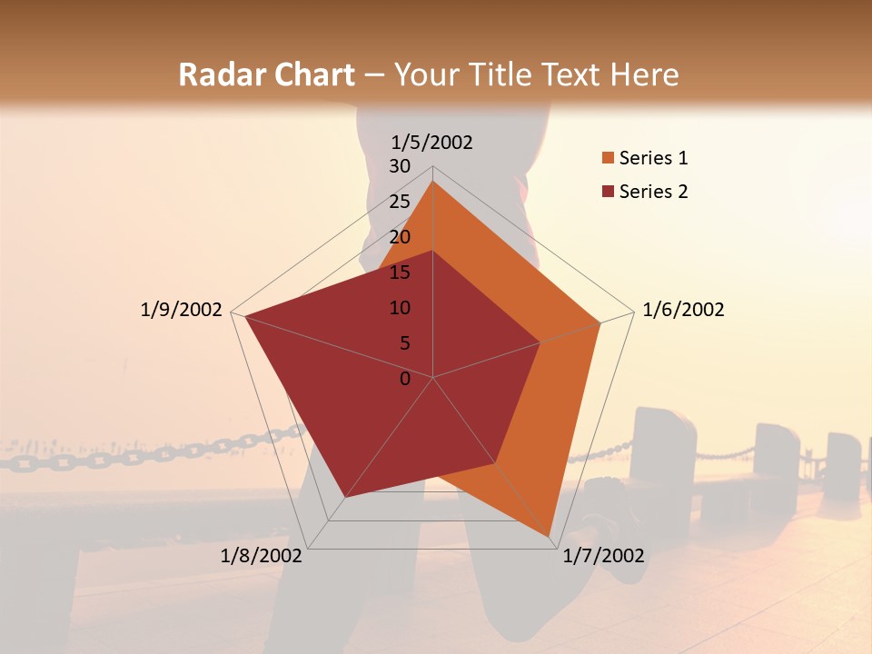 Person Free Sunrise PowerPoint Template