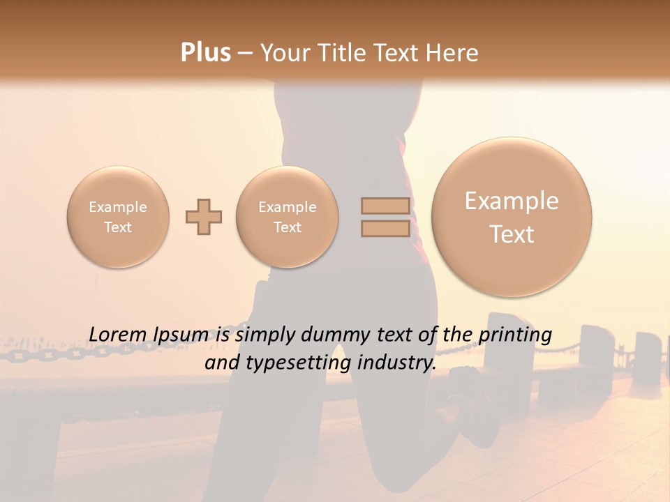 Person Free Sunrise PowerPoint Template