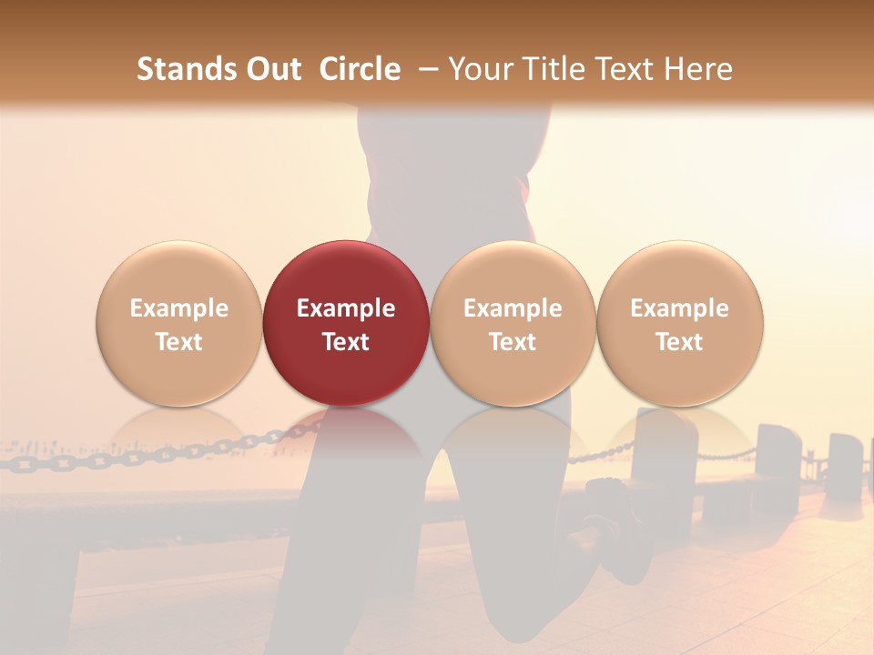 Person Free Sunrise PowerPoint Template