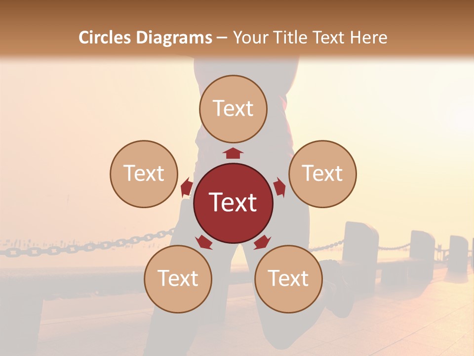 Person Free Sunrise PowerPoint Template