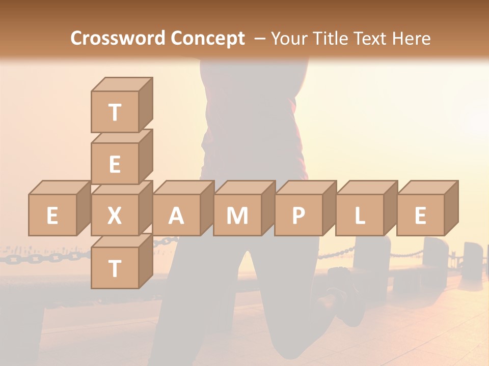 Person Free Sunrise PowerPoint Template