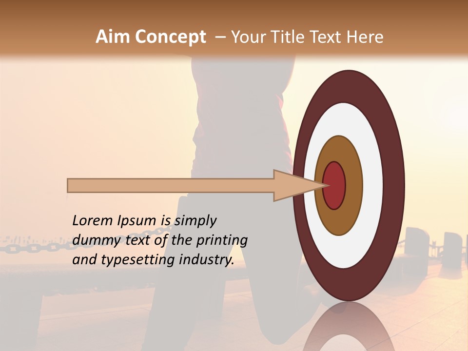 Person Free Sunrise PowerPoint Template