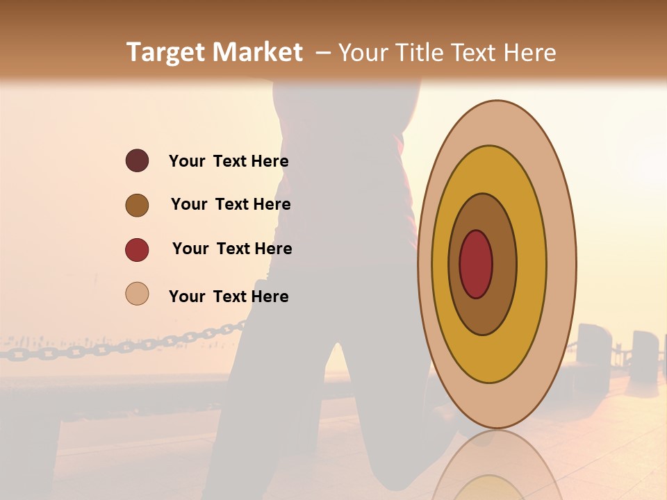 Person Free Sunrise PowerPoint Template