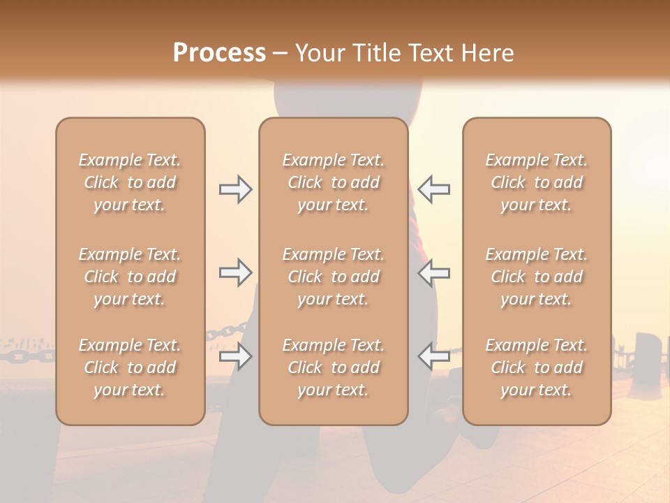 Person Free Sunrise PowerPoint Template