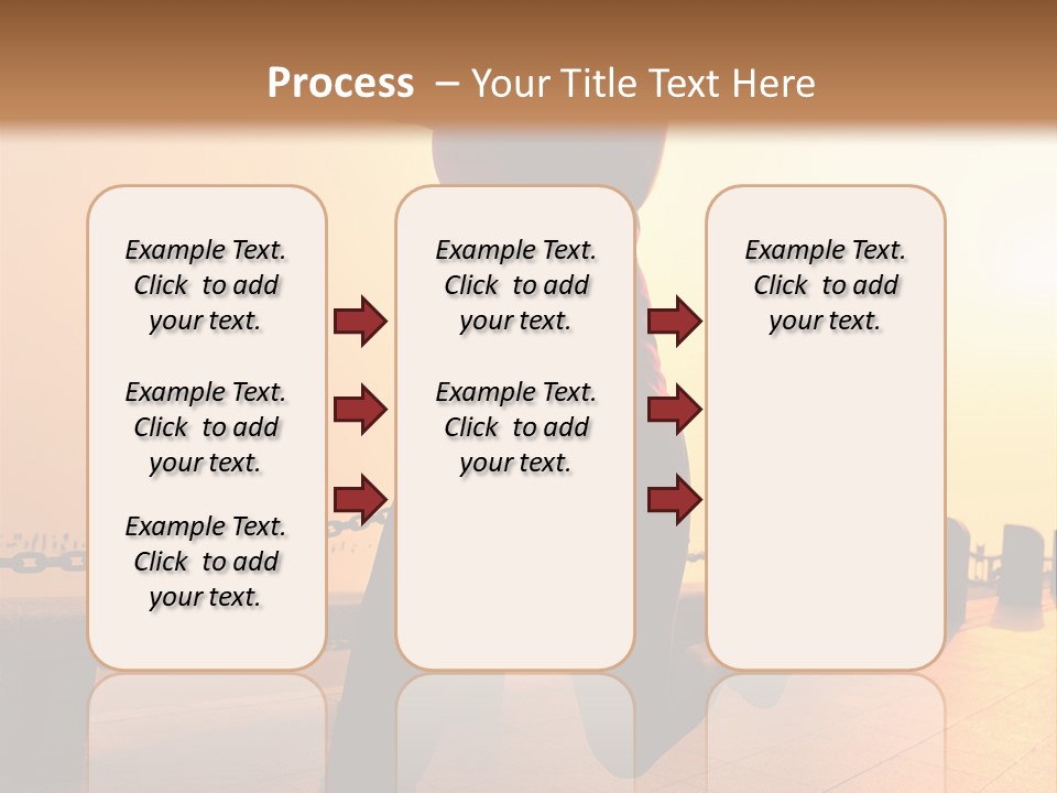 Person Free Sunrise PowerPoint Template