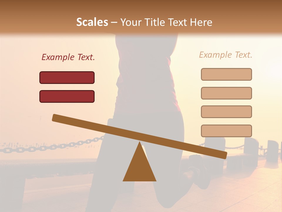 Person Free Sunrise PowerPoint Template