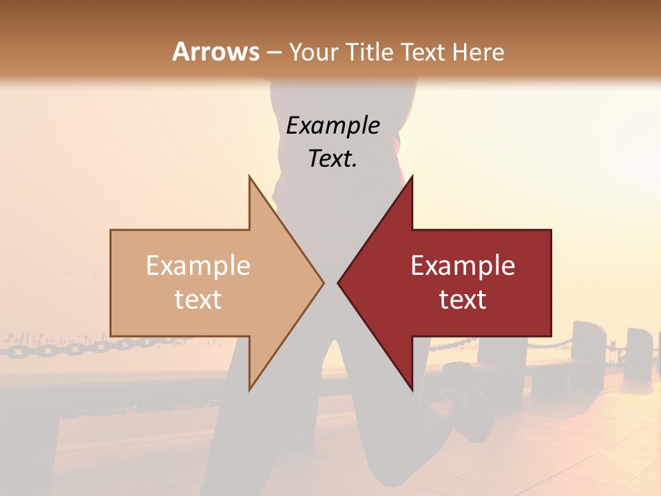 Person Free Sunrise PowerPoint Template