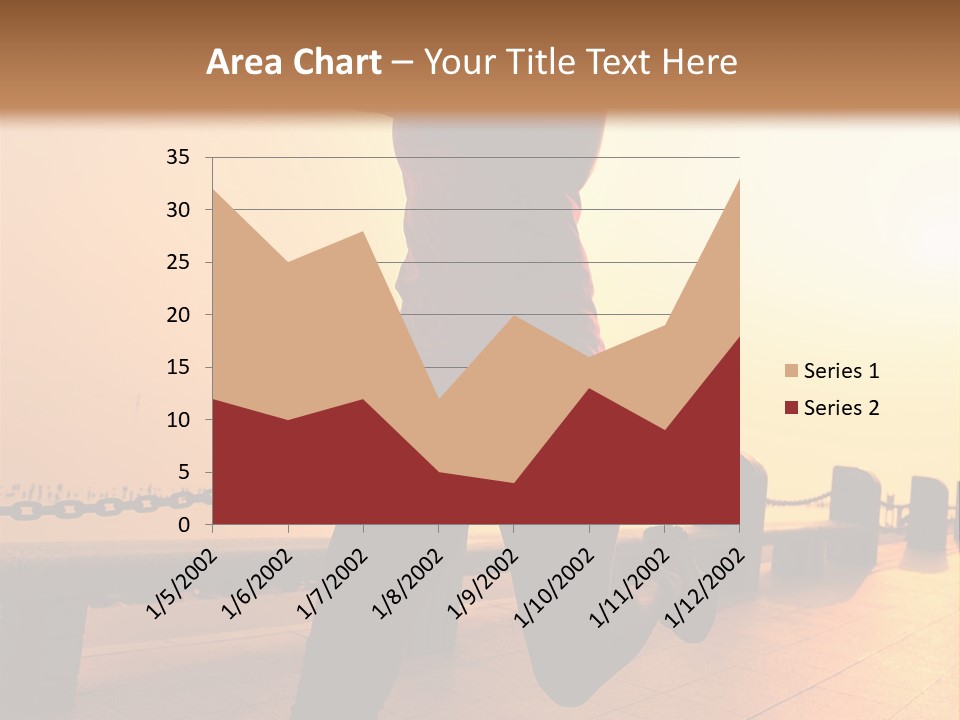 Person Free Sunrise PowerPoint Template