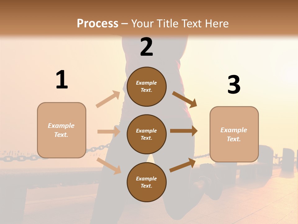 Person Free Sunrise PowerPoint Template
