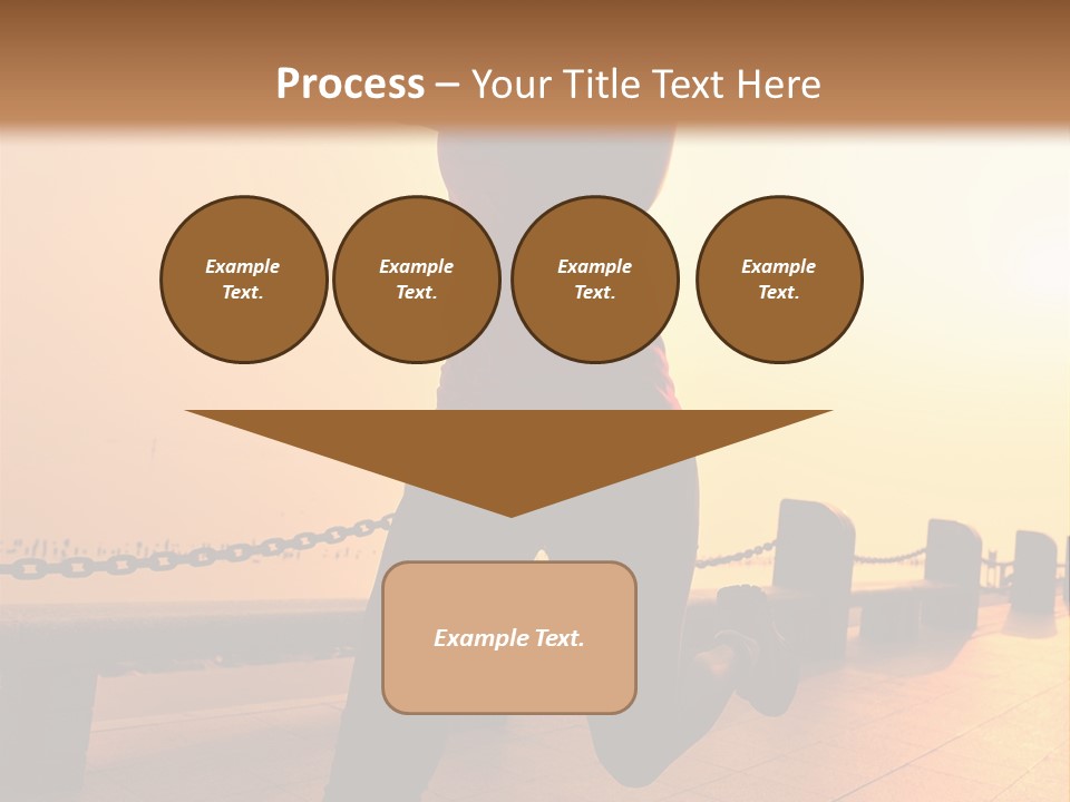 Person Free Sunrise PowerPoint Template