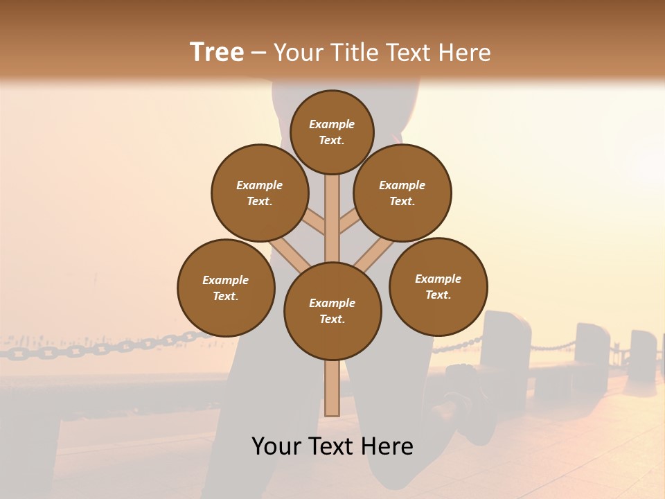 Person Free Sunrise PowerPoint Template