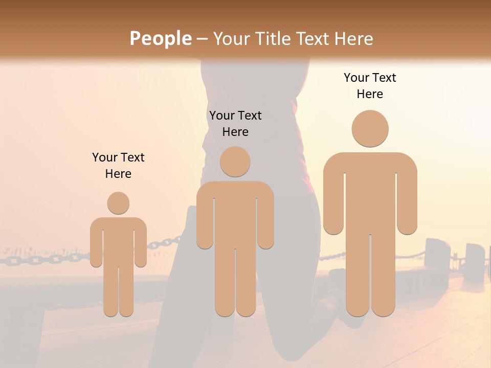 Person Free Sunrise PowerPoint Template