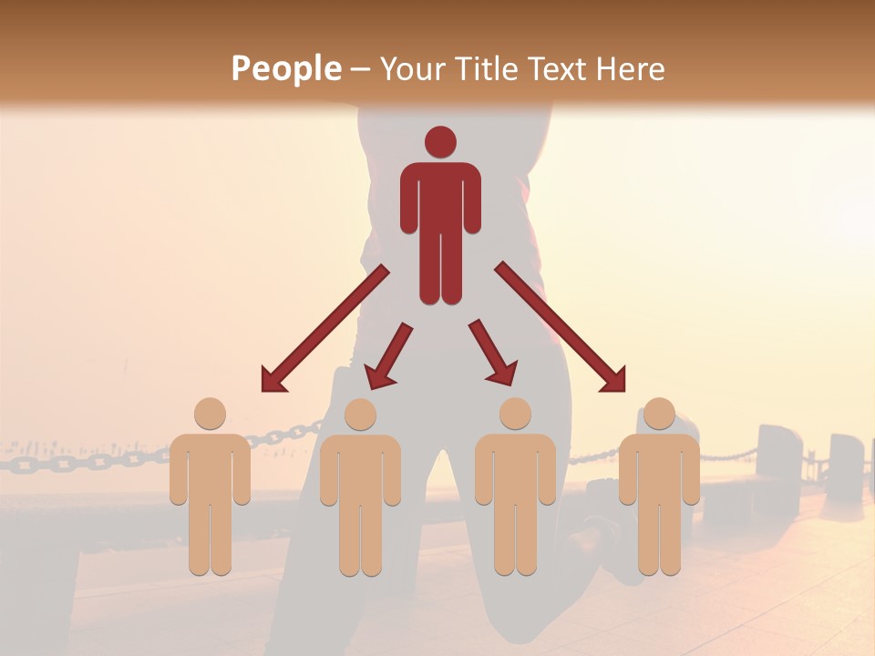 Person Free Sunrise PowerPoint Template