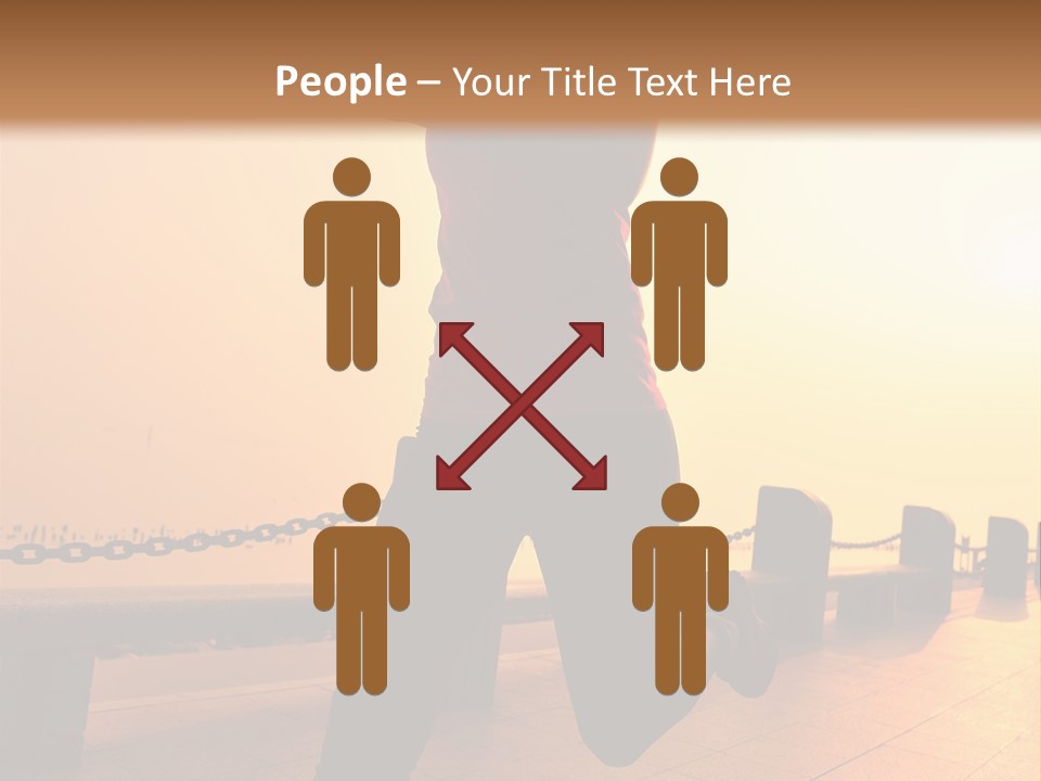 Person Free Sunrise PowerPoint Template