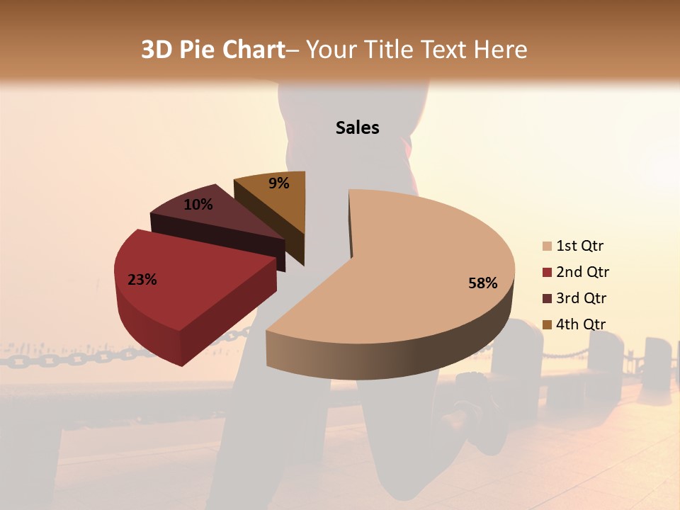 Person Free Sunrise PowerPoint Template