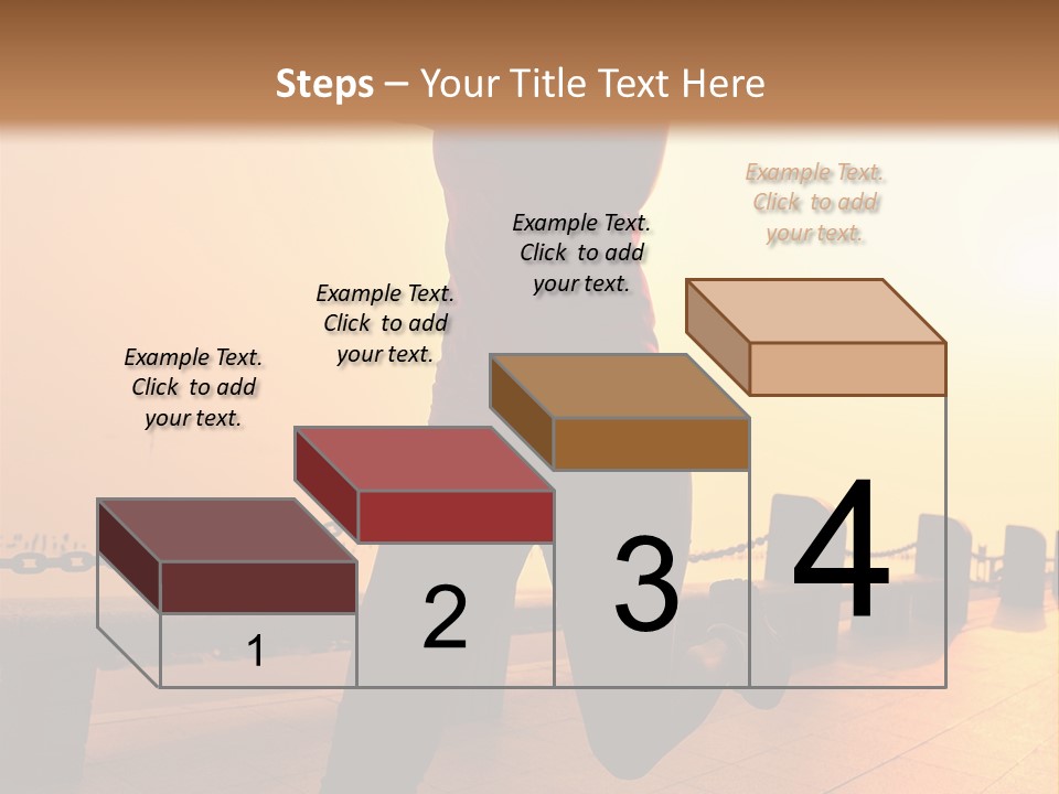 Person Free Sunrise PowerPoint Template