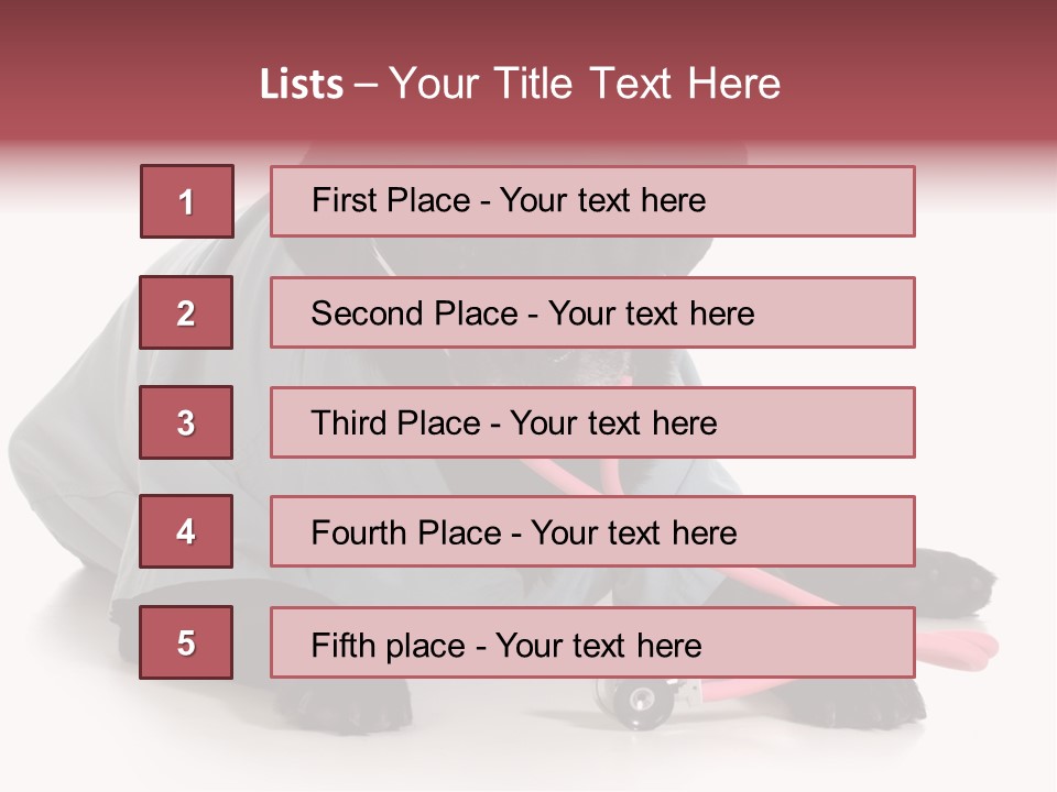 Operation Black Wearing PowerPoint Template