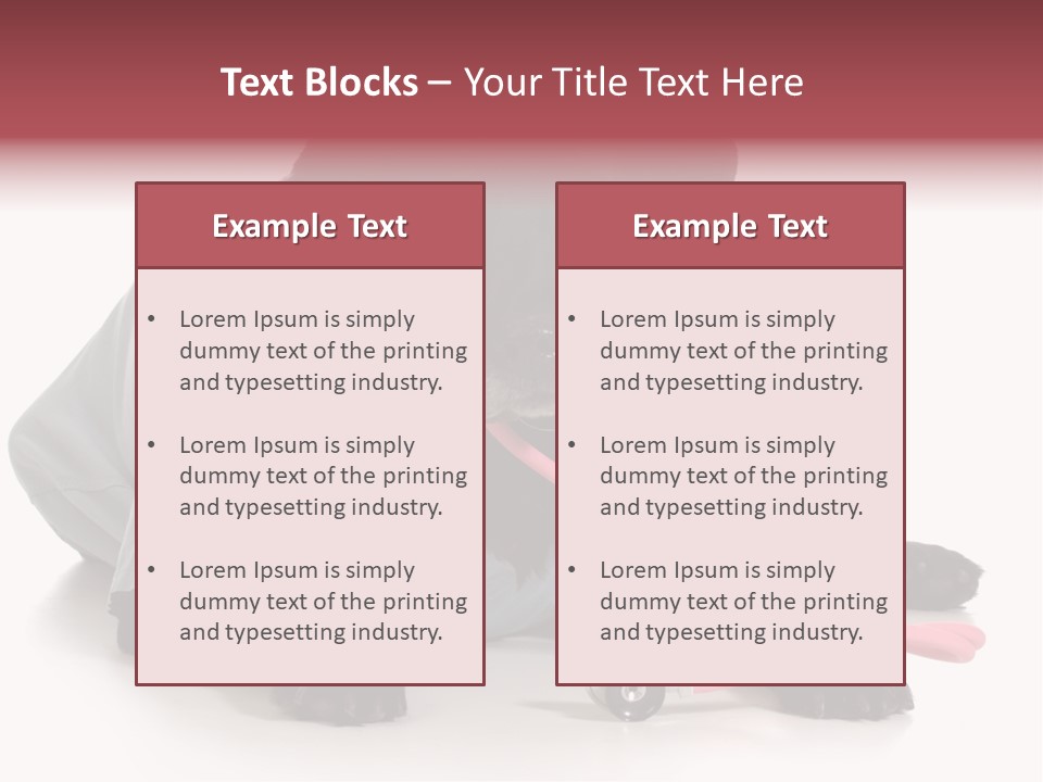 Operation Black Wearing PowerPoint Template