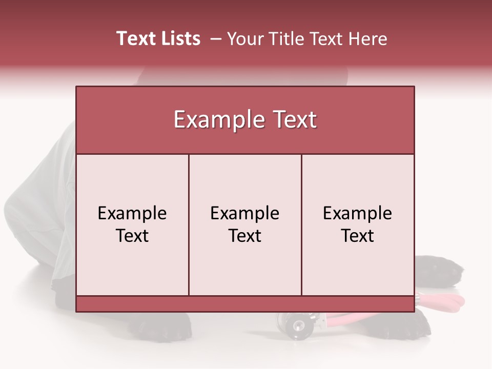 Operation Black Wearing PowerPoint Template