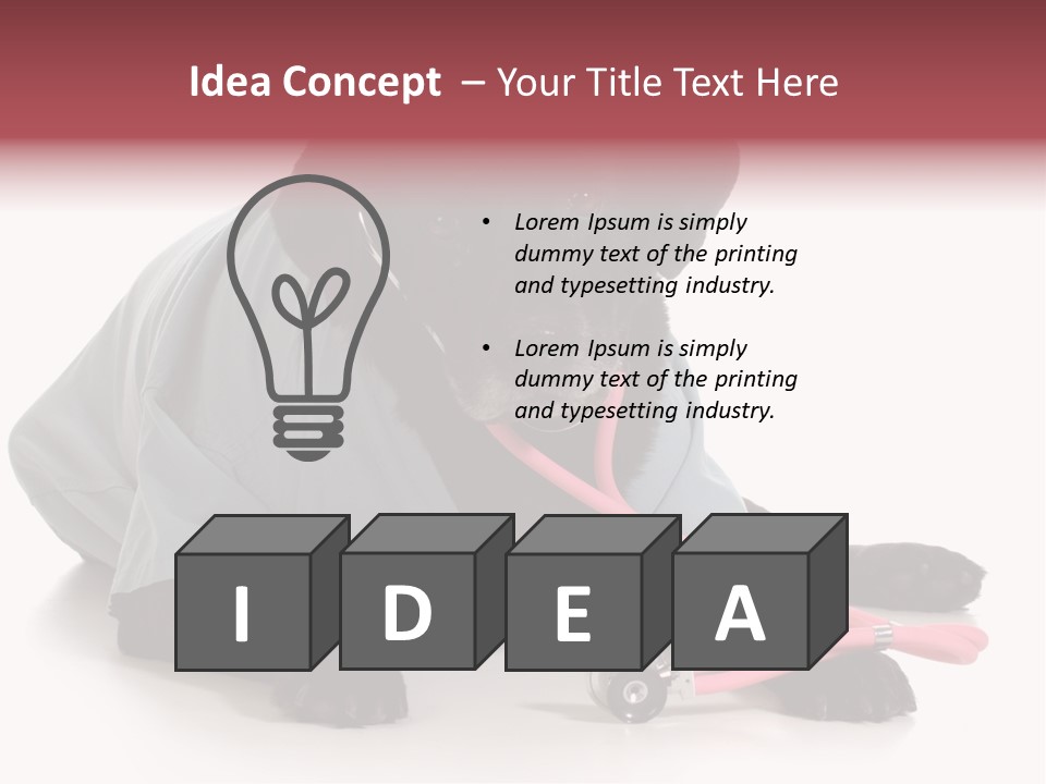 Operation Black Wearing PowerPoint Template