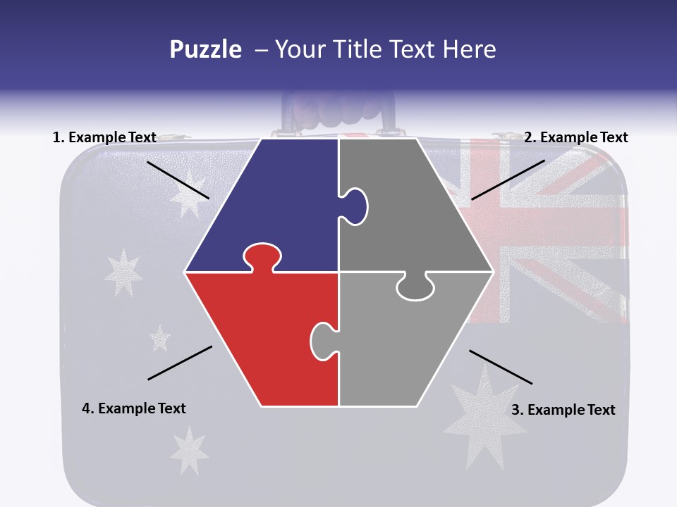 Bag Australia Businessman PowerPoint Template