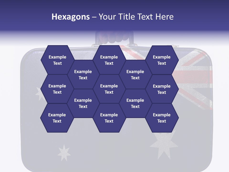 Bag Australia Businessman PowerPoint Template