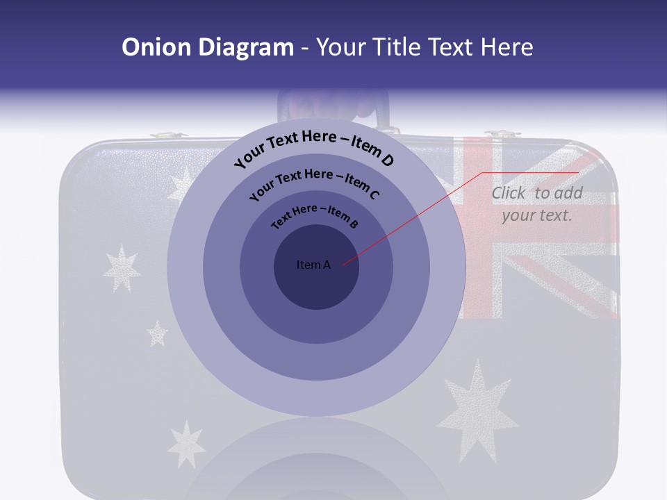 Bag Australia Businessman PowerPoint Template