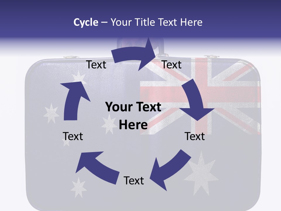 Bag Australia Businessman PowerPoint Template