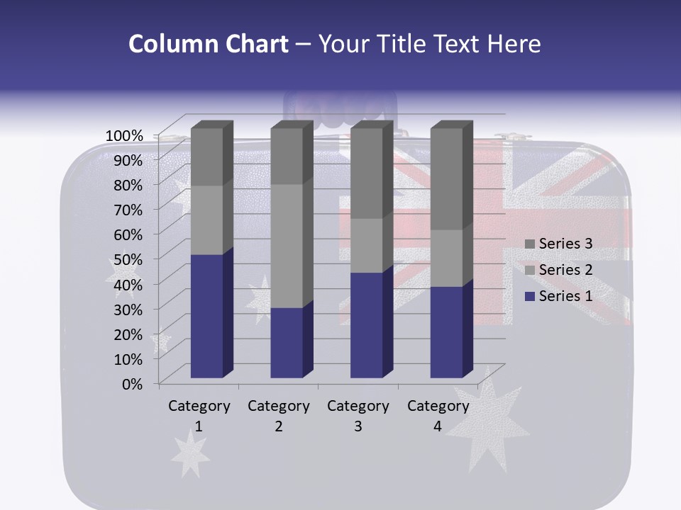 Bag Australia Businessman PowerPoint Template
