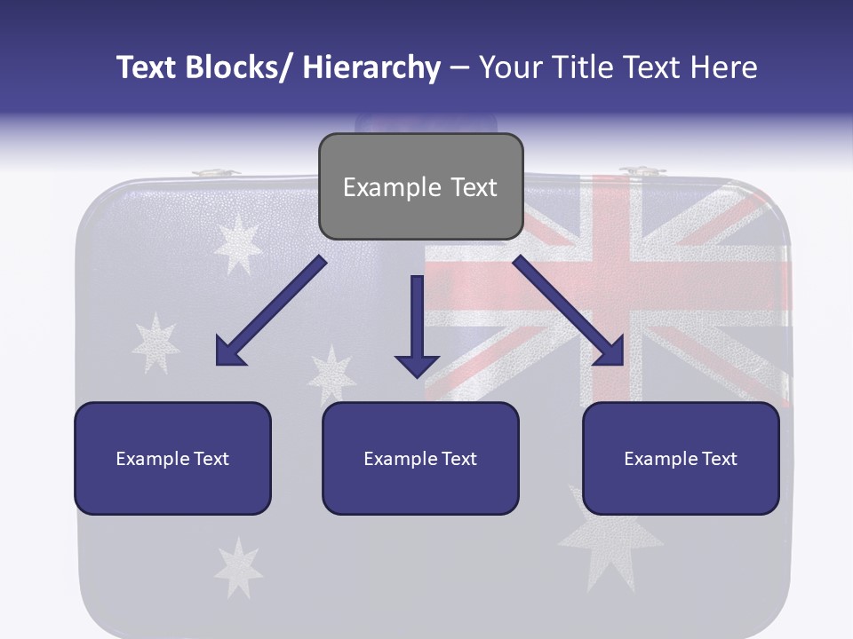 Bag Australia Businessman PowerPoint Template