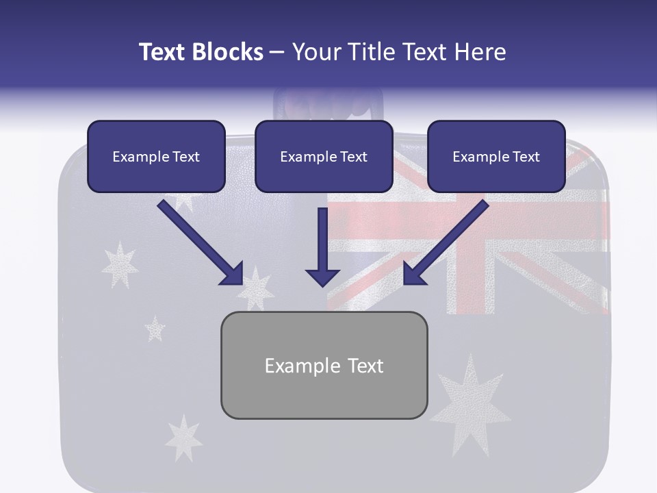 Bag Australia Businessman PowerPoint Template