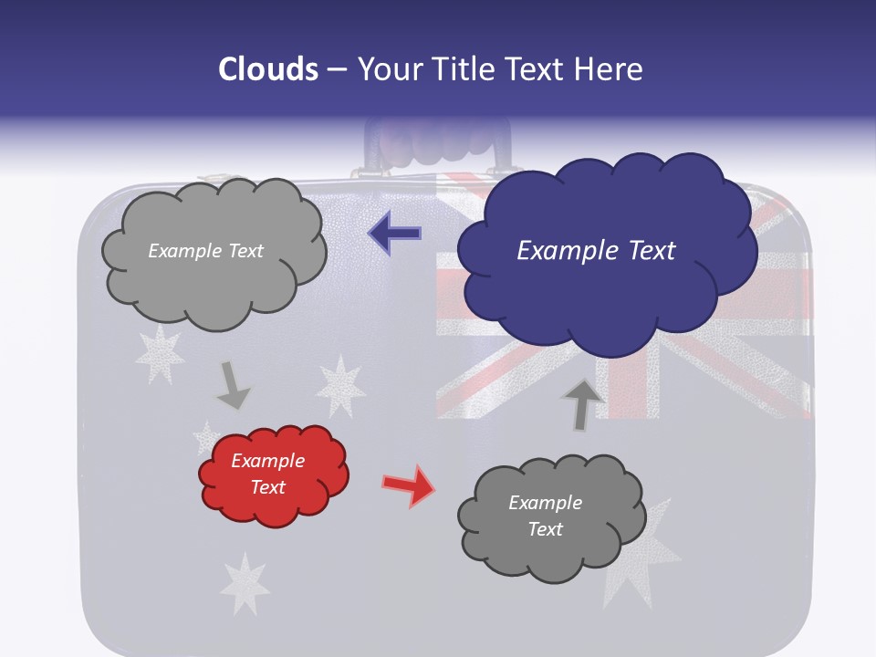 Bag Australia Businessman PowerPoint Template
