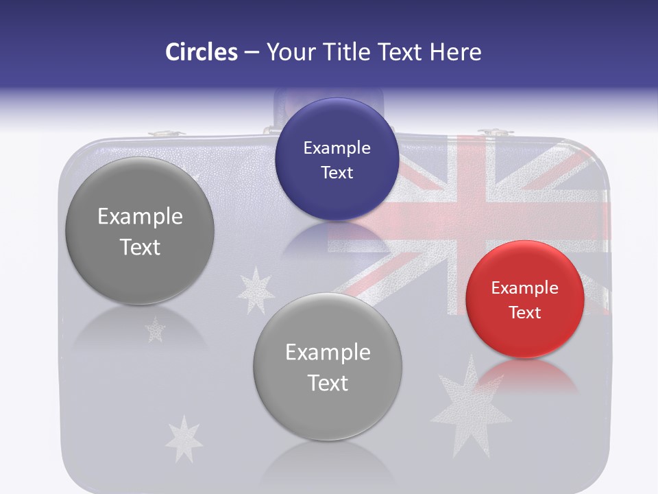 Bag Australia Businessman PowerPoint Template