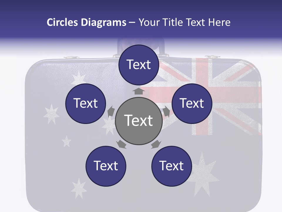 Bag Australia Businessman PowerPoint Template