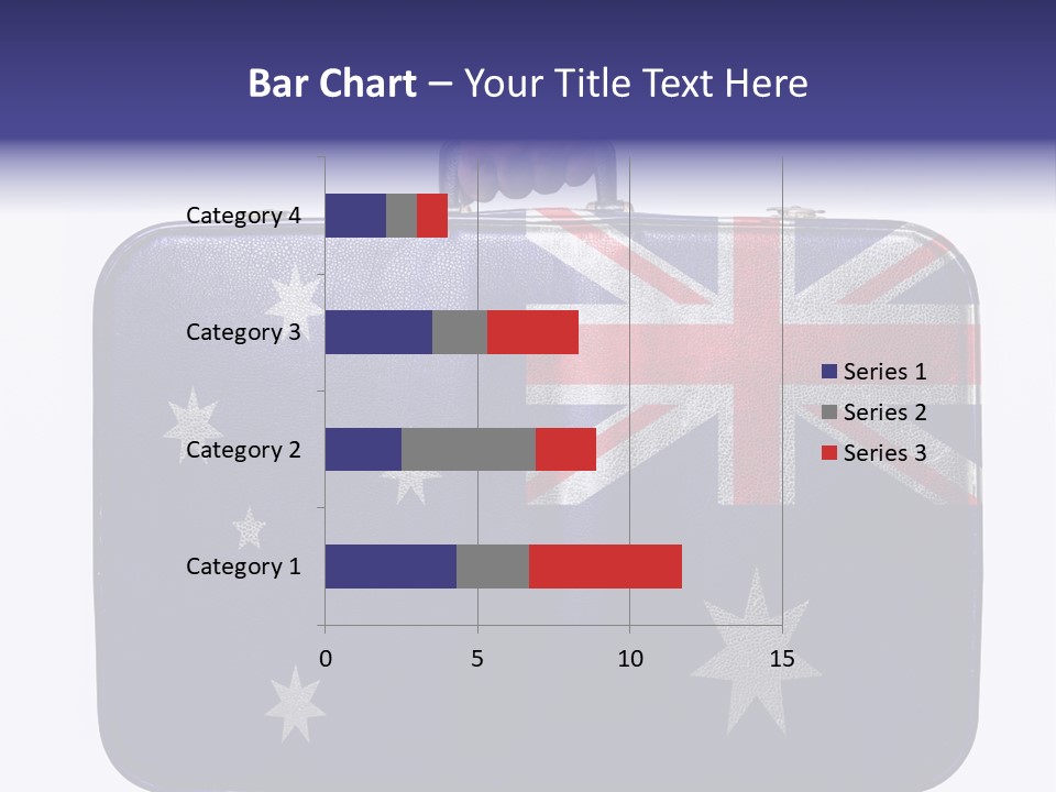 Bag Australia Businessman PowerPoint Template